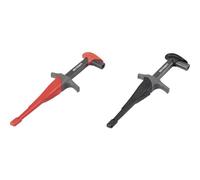 VOLTCRAFT MSK-115 Kit morsetti a clip/coccodrillo isolati Presa 4mm CAT III 1000 V, CAT IV 600 V Nero, Rosso