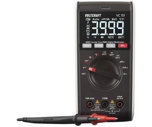 VOLTCRAFT VC151 Multimetro portatile digitale CAT III 600 V Display (Counts):