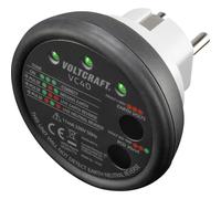VOLTCRAFT VC40 Tester presa di corrente CAT II 300 V