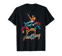 Volteggio Equestre Stile - Ginnastica Cavallo Moda Maglietta