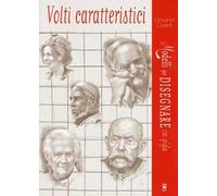 Volti caratteristici. Modelli per disegnare con griglia