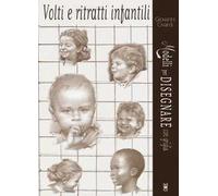 Volti e ritratti infantili. Modelli per disegnare con griglia