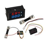 Voltimetro Amperometro Shunt 10/50/100A Amp Doppio Digitale Calibro LED Prova