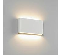 Voltix 12W Applique da Parete LED Moderna per Esterni e Interni, Lampada da Muro in Alluminio Impermeabile IP65, Luce per Giardino, Corridoio, Bagno, Soggiorno, Scale (Luce Calda - 3000K)