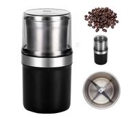Voltix Electric Multi-Use Cup Grinder, Large Capacity Stainless Steel, Coffee Bean Grinder, Suitable For The Kitchen, Camping, Outdoors, And Office (Single Cup,UK Standard)