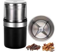 Voltix Electric Multi-Use Cup Grinder, One-Touch Coffee Grinder For Home, Large Capacity Stainless Steel, Detachable Cup, Easy Clean (double blade)