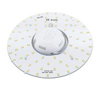 Voltix Modulo LED Circolare per Plafoniera, 220V, 22W 2200lm Ultra Slim con Calamita, Luce Bianca Calda, Ricambio Tubo Neon LED, Facile da Installare (Bianca calda/3000K, 22W)