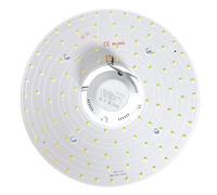 VOLTIX Modulo LED Circolare per Plafoniera, 220V, 32W 3200lm Ultra Slim con Calamita, Luce Bianca Calda, Ricambio Tubo Neon LED, Facile da Installare (Bianca calda/3000K, 32W)