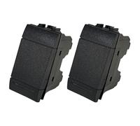 Voltix Set di 2 Interruttori Compatibili con Bticino Living Light e Living International, Pulsante compatibile con bticino living interruttore (2 Pezzi Pulsante 1P)