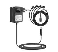 VOLTKARE Adattatore DC 12 V 2 A con splitter a 4 vie per telecamera di sorveglianza CCTV DVR, strisce LED - spina EU