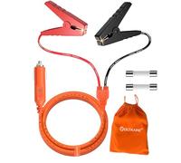 VOLTKARE Cavo di ricarica per auto, resistente, da 12 V, da spina accendisigari a morsetti a coccodrillo per batteria auto, per All Jackery, Bluetti, EF ECOFLOW, Anker, centrali elettriche portatili