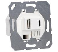 Voltking Jung Caricatore USB 15CAWW con 2 porte USB femmina: 1 x USB tipo A, 1 x tipo C (max. 3 A)