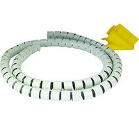 Voltman DIO013000 - Kit per tenere in ordine i cavi, diametro: 20 mm, lunghezza: 1,5 m, colore: Grigio