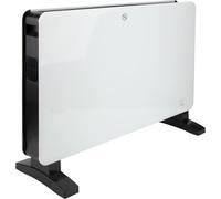 VOLTMAN, Radiatore mobile Turbo Jetwarm 2000W, Potente riscaldatore aggiuntivo, 4 modalità, Termostato elettronico, Timer, Design bianco/nero, Facile da spostare