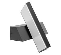 Voltman VOM069312-Applique cablata da Esterno, Modello Riga, 1200 Lm, 3000 K, orientabile a 180°, IP65, Colore: Nero