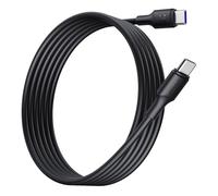 VOLTME Cavo USB C 100W PD 5A TPE, Cavo USB Type-C ricarica rapida 3.0M / 9.84ft Nero, Cavo di ricarica rapida QC PD 3.0 tipo C per iphone 15/16 Pro/Max MacBook Pro iPad Pro Galaxy S23 Pixel