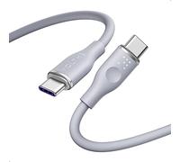VOLTME Cavo USB Type-C 1,0m 480 Mbps Grigio, Cavo Tipo C 5A/20V PD Cavo USB C Ricarica Rapida Chip E-Mark per Dispositivo USB-C Samsung/MateBook X Pro/MacBook Pro/ChromeBook Pixel/iPadPro/Air/Mini