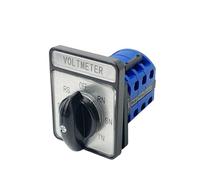 Voltmeter OFF-RN-SN-TN-TR-ST-RS Three Poles 20A 7 Position Rotary Cam Switch Interruptor LW26-20YH5/3 CA10