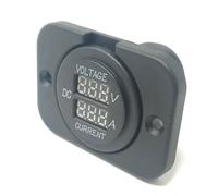 voltmetro 8-32 volt DC corrente continua + amperometro 10 Ampere da pannello