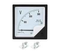 Voltmetro a pannello analogico, indicatore di tensione a pannello analogico, facile installazione da 0 a 300 V compatto per apparecchiature elettriche