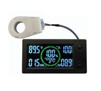 Voltmetro amperometro digitale multifunzione per monitorare lo stato della batteria con avvisi di bassa tensione (50 A senza BT)