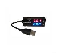 Voltmetro amperometro digitale USB YB26VA, indicatore LCD per l'analisi delle caratteristiche di carica, tra cui assorbimento di corrente di caduta di tensione ed efficienza (USB)