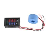 Voltmetro amperometro LCD digitale AC 50-500V 10A 50A 100A 220V Misuratore di tensione e corrente Tester Rilevatore Trasformatore di corrente(AC60-500V 100A)