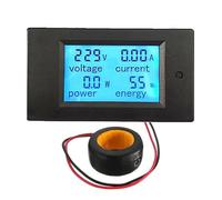 Voltmetro amperometro wattmetro digitale con display LCD da 100 A CA 80-260 V, voltmetro, misuratore di potenza, tester di potenza, tester di energia