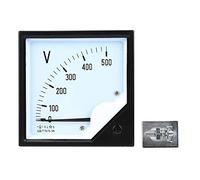 voltmetro Analogico Quadrante Pannello Calibro AC 0-500V per Dispositivi di Controllo Elettronico
