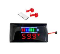 Voltmetro batteria | Monitor batteria Voltmetro digitale, indicatore volt, misuratore di batteria LED con display LCD per allenamento, allenamento muscolare, famiglia, amici, casa