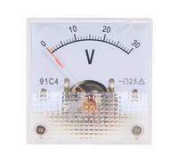 Voltmetro DC tipo puntatore 91C4, 5 V, 10 V, 15 V, 20 V, 30 V, 50 V, 100 V, tester di tensione del pannello analogico, 1 pezzo (DC0-250 V)