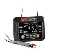 Voltmetro di isolamento PCE-MO 1500 con memoria interna/funzioni PI, DAR e HOLD/spegnimento automatico/alimentazione a batteria/display LCD da 3,7" con retroilluminazione/PCE Instruments