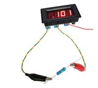 Voltmetro digitale a bassa resistenza DC5V fai da te 6 x 39 mm 77 x 40 mm Dc5V Digital Fast Response Speed Advanced and Reasonable Circuit Design (prodotti finiti)