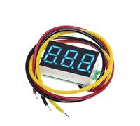 Voltmetro digitale con display a LED Indicatore di tensione DC 0-100V da 0,36 pollici, voltmetro digitale for auto, tester con display LED rosso/blu/verde for bici elettrica(Blue)