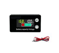 Voltmetro digitale con display a LED Voltmetro CC 8V-100V Indicatore di capacità Misuratore di potenza(Color)