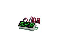 Voltmetro digitale con display a LED Voltmetro digitale a LED CC da 0,28 pollici, 0-100 V, misuratore di tensione for auto, rilevatore di potenza mobile da 12 V(White,3 Wire DC0-100V)