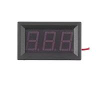 Voltmetro digitale con display a LED Voltmetro digitale DC 4,5 V a 30 V Misuratore di tensione da pannello rosso/blu/verde for auto elettriche da 6 V e 12 V(Blue,2 WireDC5-120V)