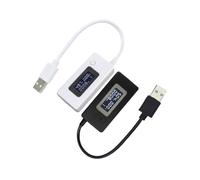 Voltmetro Digitale da 2 Pezzi, Amperometro LCD, Caricabatterie USB Doppio, Rilevatore di Tensione e Corrente, Tester Monitor