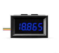 Voltmetro digitale DC 0-33V display a LED a 5 cifre, modulo tester di tensione a 3 fili con protezione da inversione di polarità per automotive, elettronica fai da te per monitoraggio (blu)
