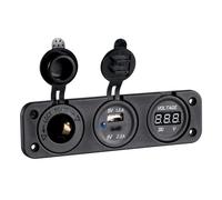 Voltmetro digitale e presa corrente USB doppia A+C - 1 PZ Osculati - 14.517.53