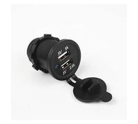 Voltmetro digitale for auto con doppio caricatore USB Presa accendisigari impermeabile Prese di corrente Presa di corrente Accessori for yacht RV,Precise Fit(7)