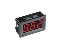 Voltmetro digitale for auto moto da 0,56 pollici DC4.5V-30V Display a LED Volt misuratore di tensione Mini Tester Amperometro da pannello(0.56in Green)