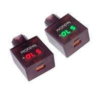 Voltmetro Digitale Impermeabile LED Display Batteria Monitor per Auto Camion