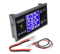 Voltmetro digitale LCD, amperometro, wattmetro, misuratore di tensione, corrente e potenza, rilevatore di tensione, tester monitor DC da 0 a 100 V, 10 A, 1000 W