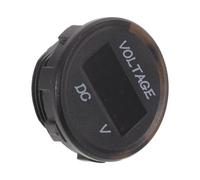 Voltmetro Digitale LED Rosso Ip67 5-30v per Auto e Moto | Display Circolare a Tre Cifre, Pannello Mini in Pc, per Cruscotto e Uso Fuoristrada, Consumi Sotto 30ma