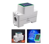 Voltmetro digitale multifunzione montato su guida DIN e amplificatore monitor en