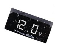 Voltmetro digitale per auto, display di tensione a LED,Voltmetro con display a LED per moto - Misuratore di tensione impermeabile, impermeabile per automobili, camper, automazione di sottostazioni p