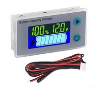 Voltmetro digitale tester per batterie 12V-100V display LCD | Questo tester è ideale per batterie al litio, ferro e piombo acido nelle biciclette elettriche.