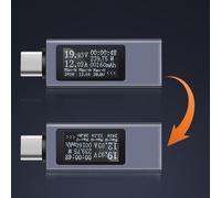 Voltmetro digitale TypeC tester alta precisione 012A per monitoraggio energetico