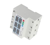 Voltmetro e amperometro su guida DIN a 3 fasi 63A AC 390-500V Protezione sovraccarico e sottovoltaggio